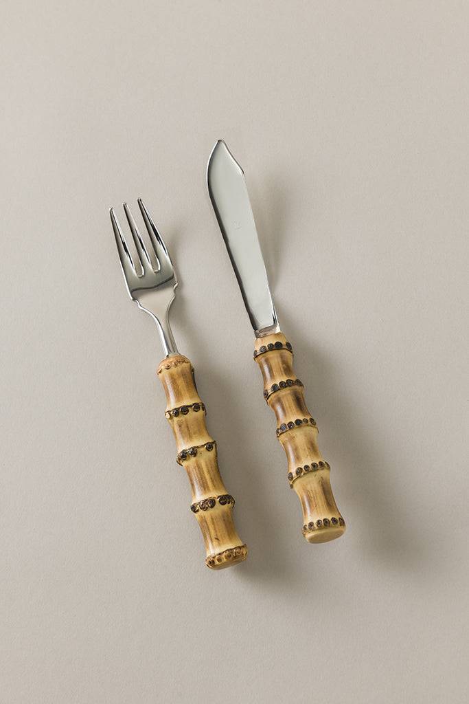 Lorenzi Milano Coppia pesce da tavola in Bambù Only for today