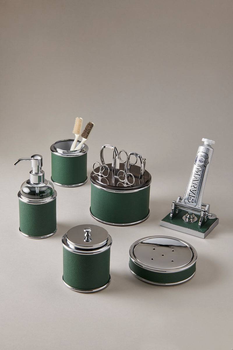 Lorenzi Milano Dispenser per sapone in Vitello nautico Shopping Online