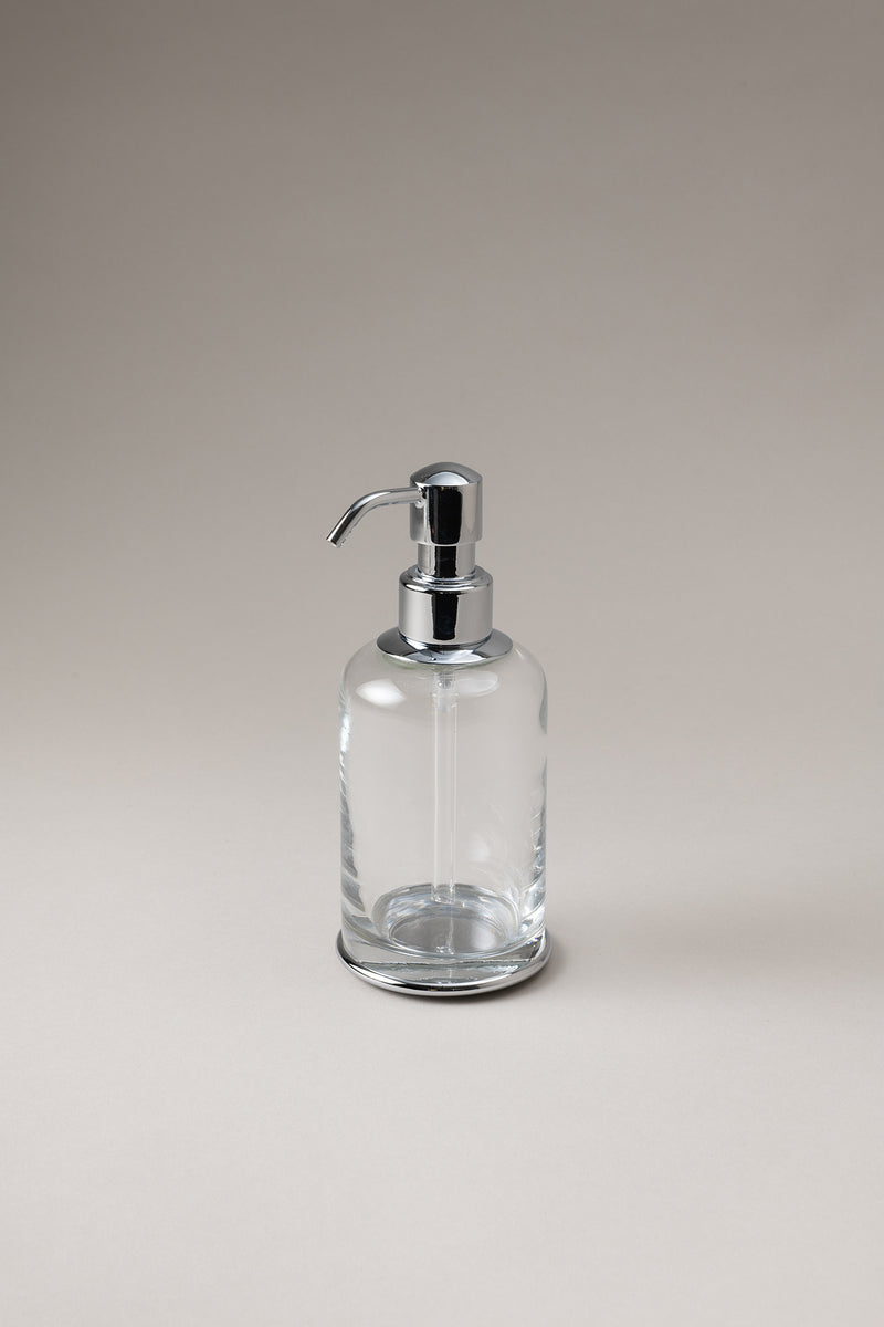Lorenzi Milano Dosatore sapone liquido vetro in Ottone cromato Convenienza