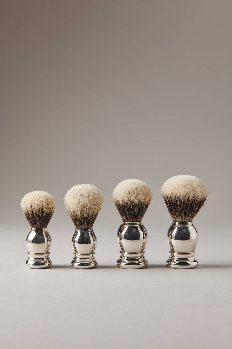 Lorenzi Milano Pennello barba argento in Argento Sconto