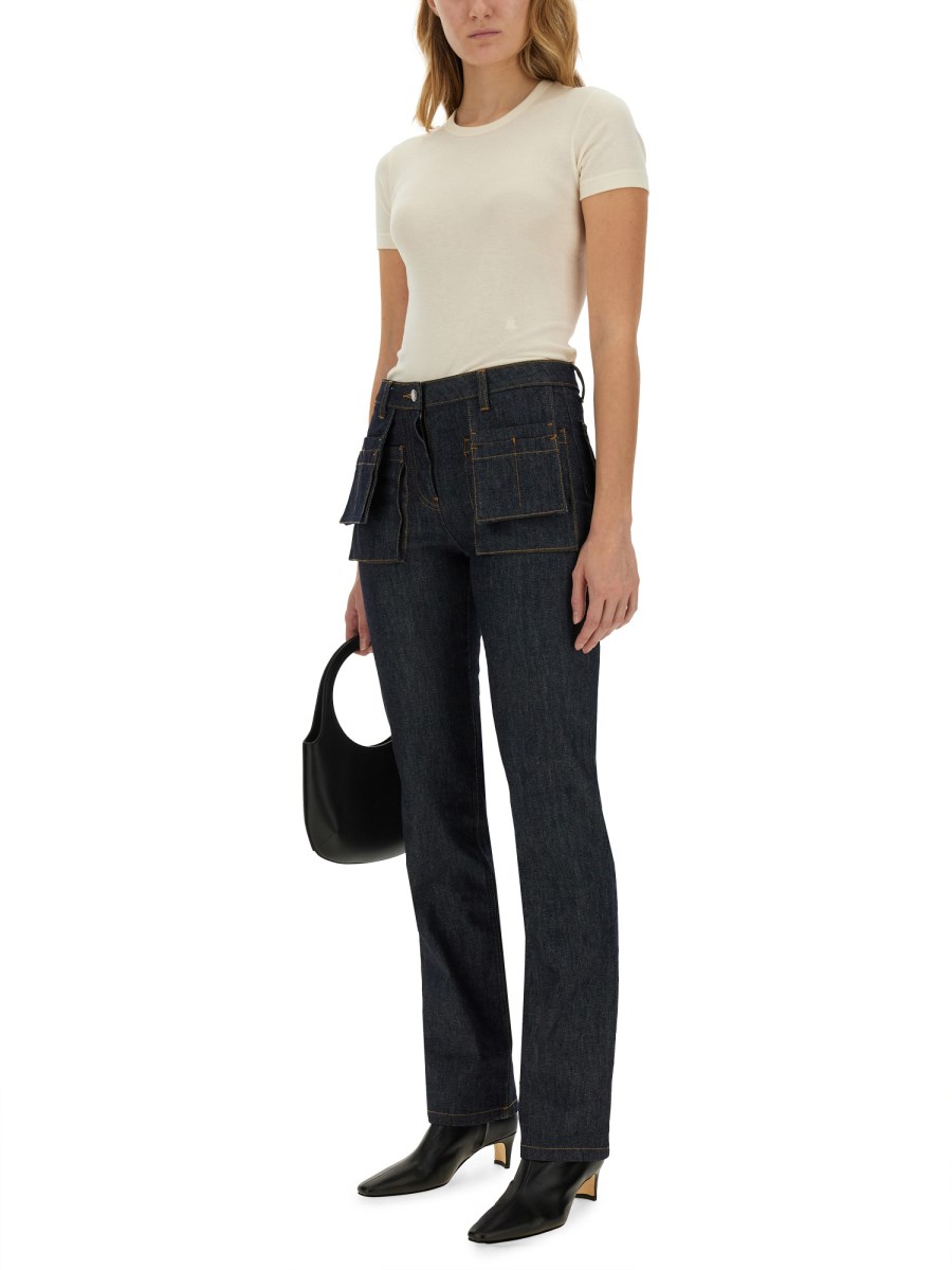 HELMUT LANG T-SHIRT SLIM FIT IN MODAL Qualità
