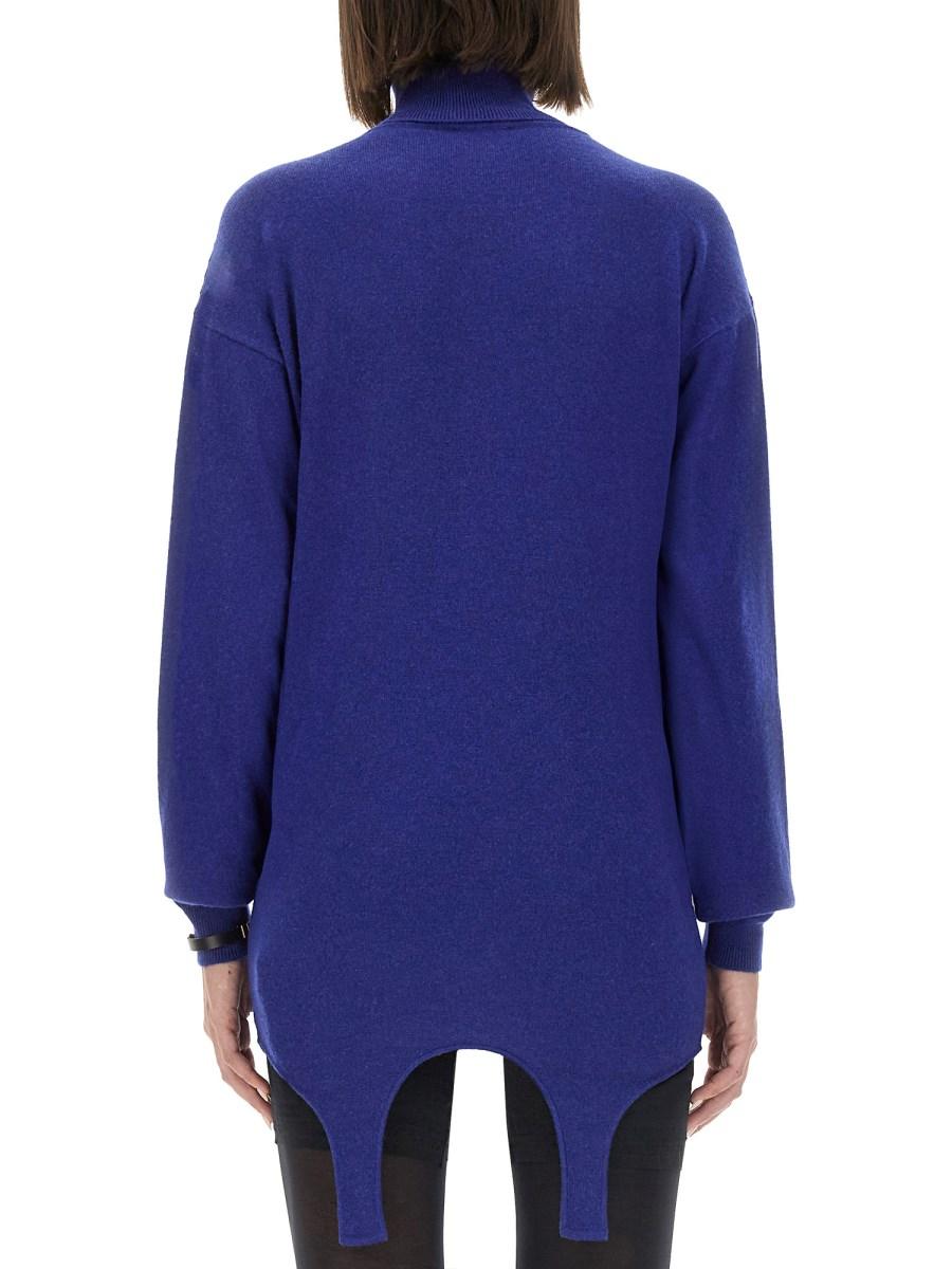 SAINT LAURENT PULLOVER IN CASHMERE CON GIARRETTIERA Promozione