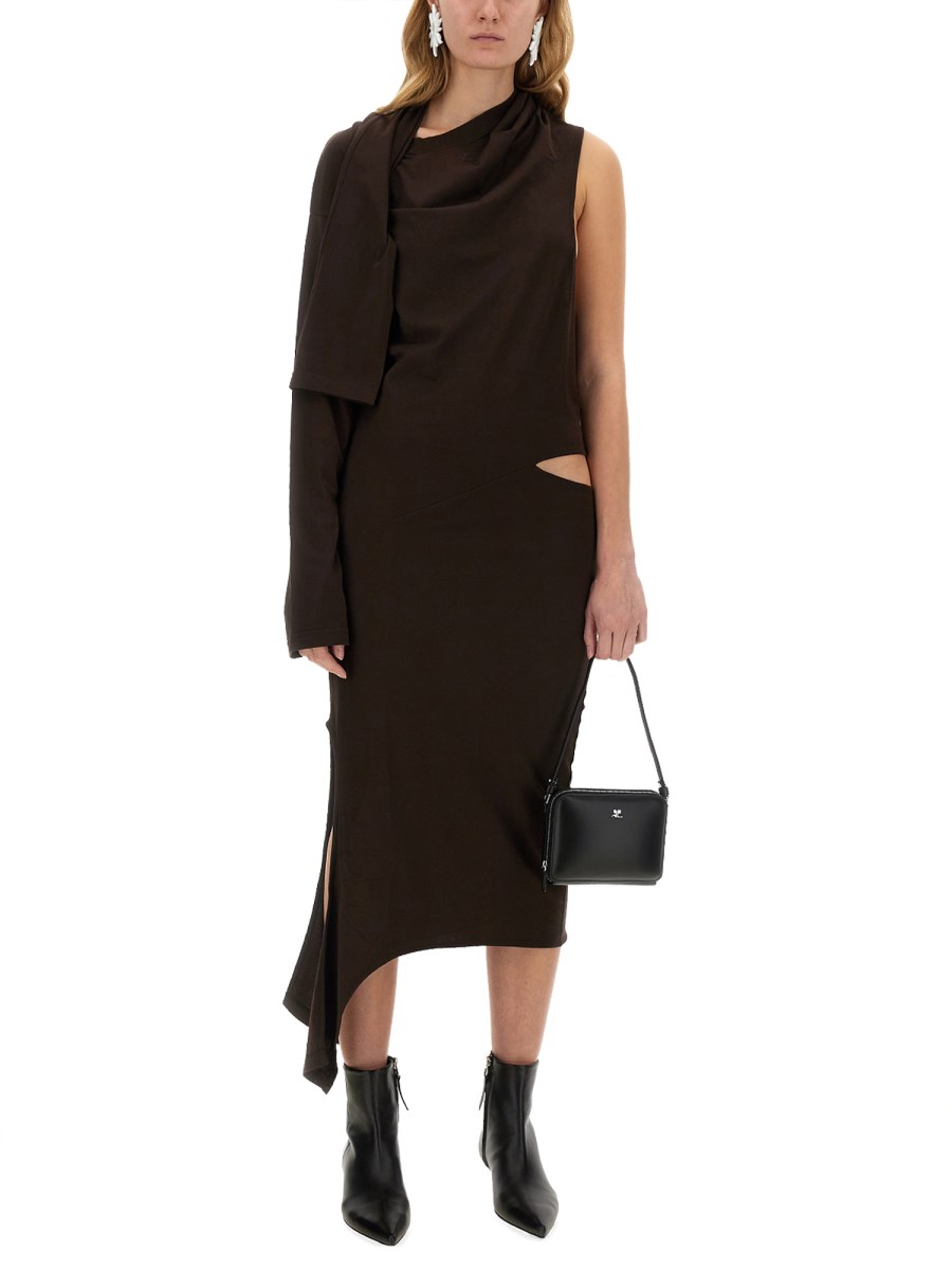 COURREGES ABITO "OFF SHOULDER" CON CUT OUT Convenienza