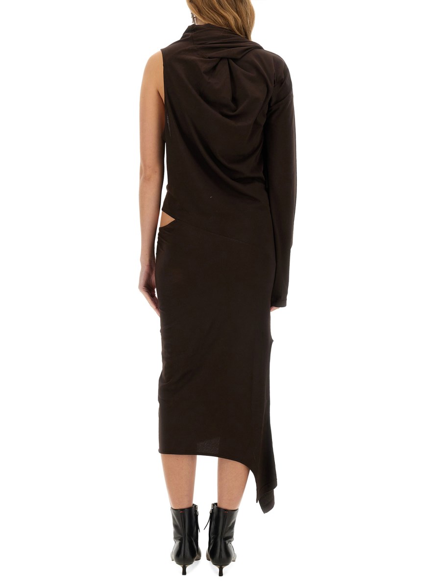 COURREGES ABITO "OFF SHOULDER" CON CUT OUT Convenienza