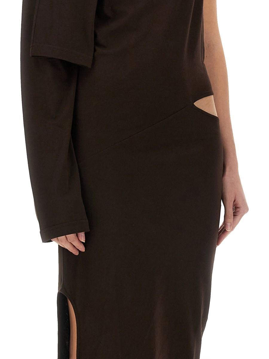 COURREGES ABITO "OFF SHOULDER" CON CUT OUT Convenienza