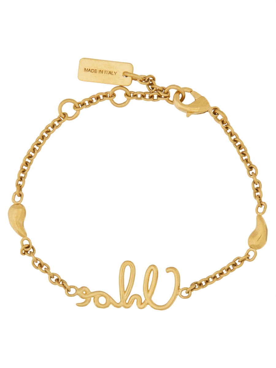 CHLOE&#39; BRACCIALE IN OTTONE CON LOGO Outlet