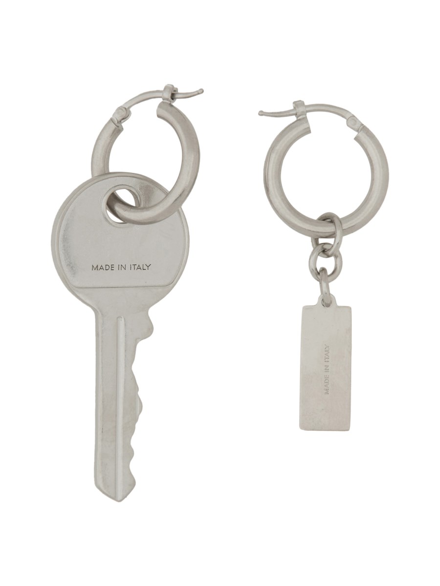 MM6 MAISON MARGIELA ORECCHINI TAG AND KEY 2025