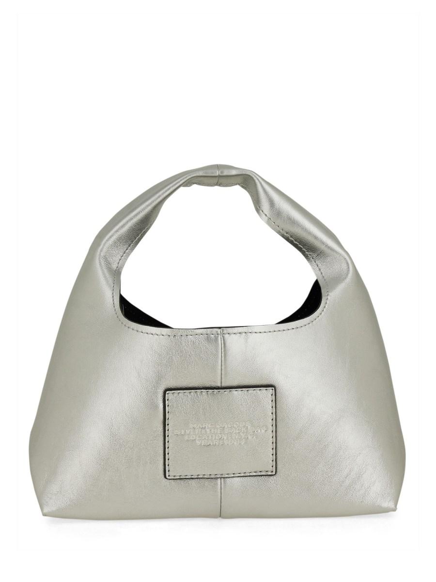MARC JACOBS BORSA THE SACK MINI IN PELLE METALLIZZATA Outlet
