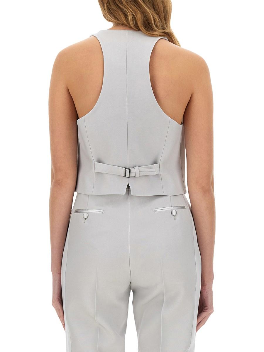 TOM FORD GILET IN LANA DI SETA BARATHEA I Più Venduti