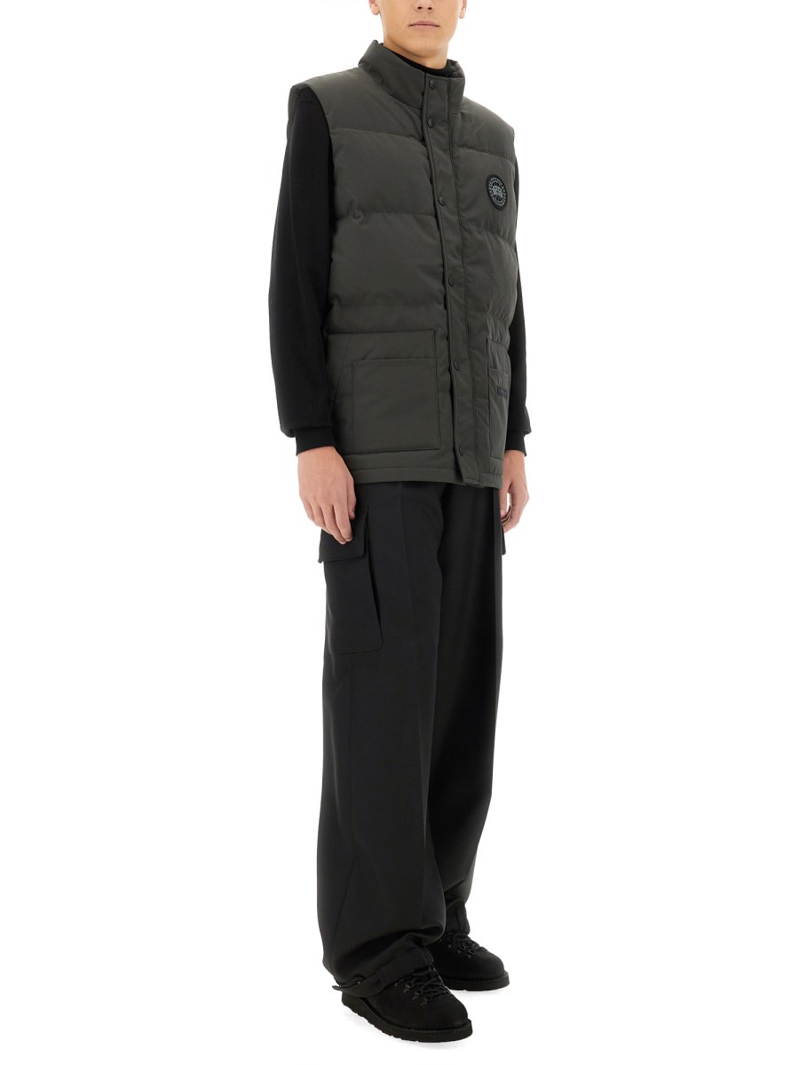 CANADA GOOSE GILET IMBOTTITO CON LOGO Rilascio limitato