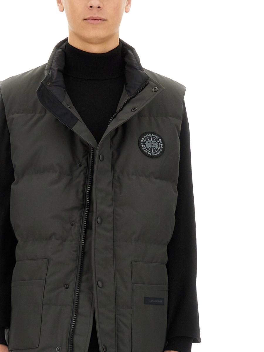 CANADA GOOSE GILET IMBOTTITO CON LOGO Rilascio limitato