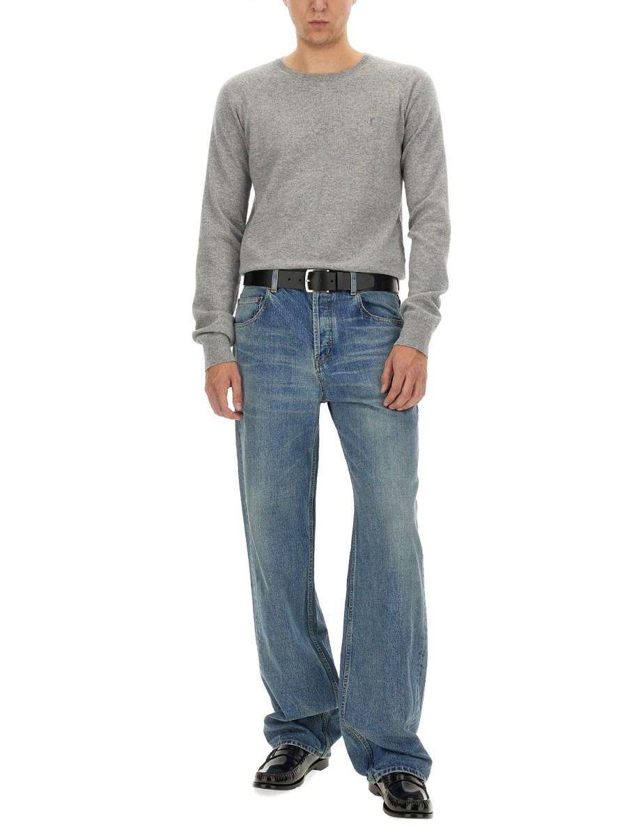 SAINT LAURENT PULLOVER CASSANDRE IN CASHMERE Vendita