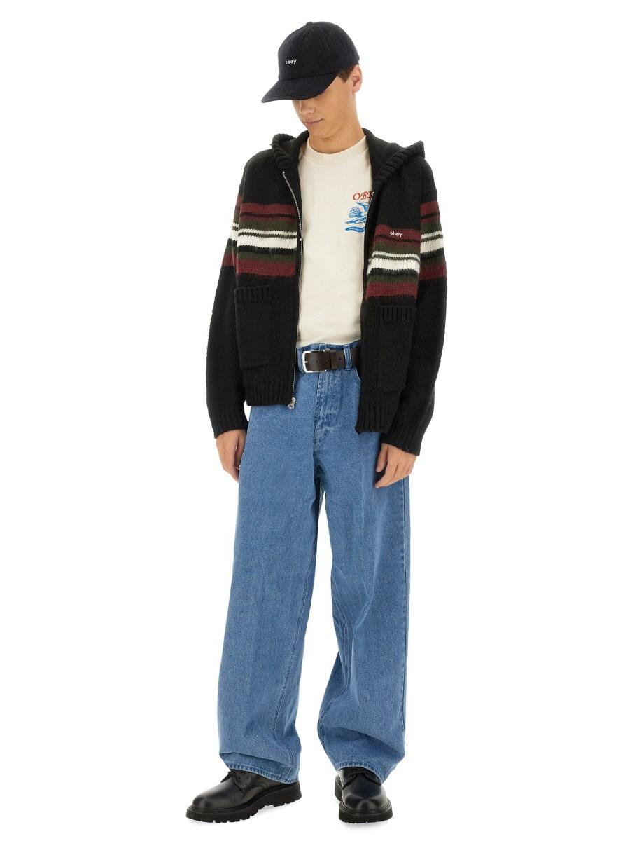 OBEY JEANS BAGGY FIT IN DENIM DI COTONE Acquista Ora