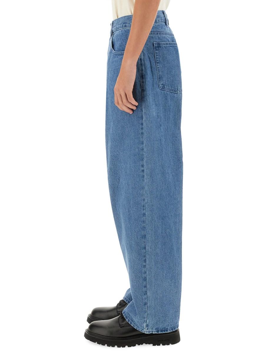 OBEY JEANS BAGGY FIT IN DENIM DI COTONE Acquista Ora
