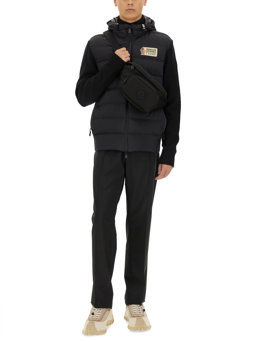 MONCLER GRENOBLE CARDIGAN CON LOGO Prezzo Ridotto