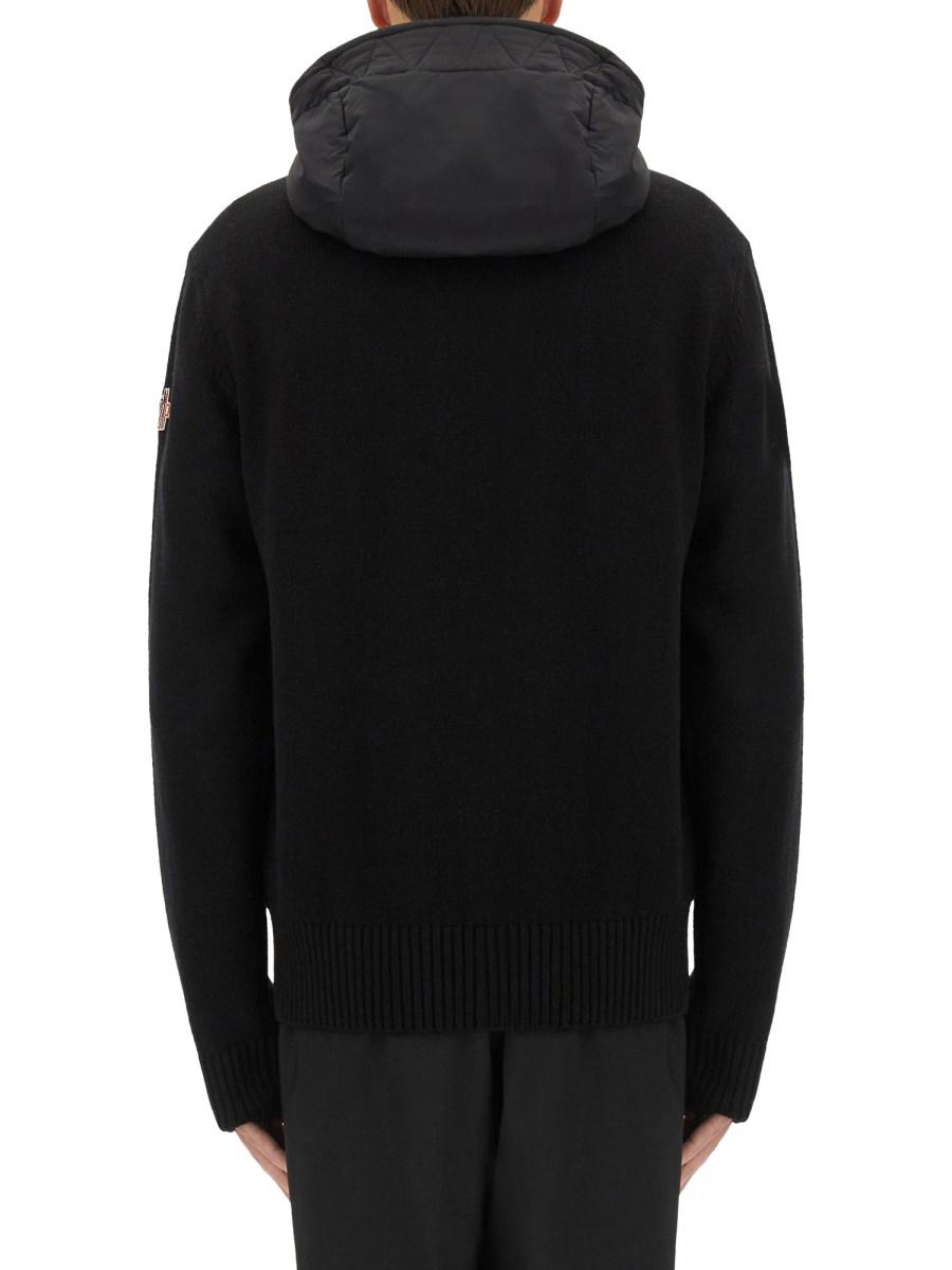 MONCLER GRENOBLE CARDIGAN CON LOGO Prezzo Ridotto