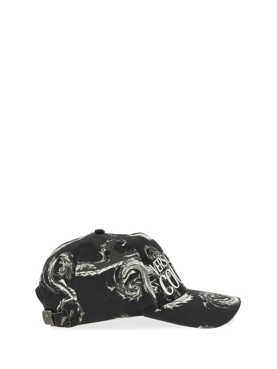 VERSACE JEANS COUTURE CAPPELLO DA BASEBALL CON LOGO CHROMO COUTURE 2025