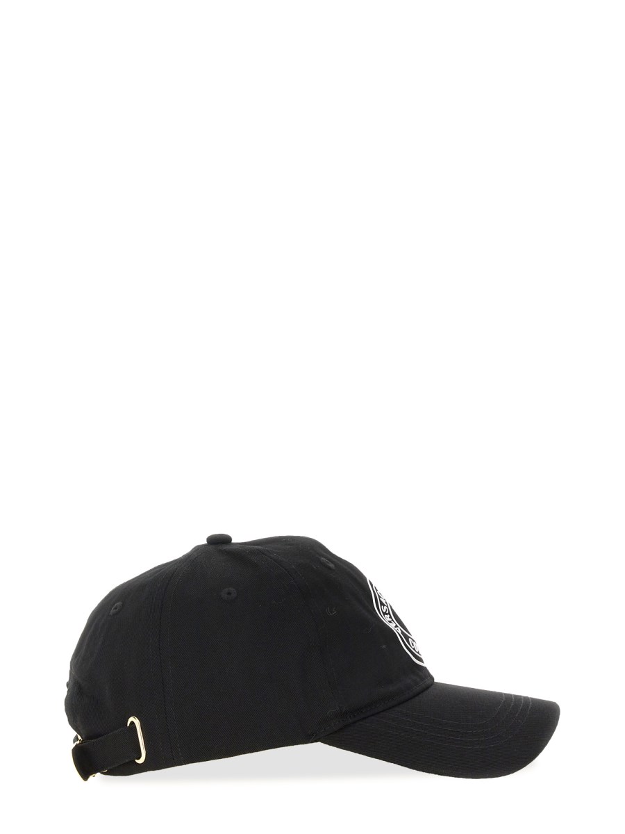 VERSACE JEANS COUTURE CAPPELLO DA BASEBALL V-EMBLEM Nuovo