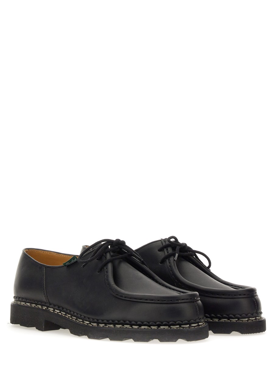 PARABOOT STRINGATA DUE BUCHI MICHAEL IN PELLE Sottocosto