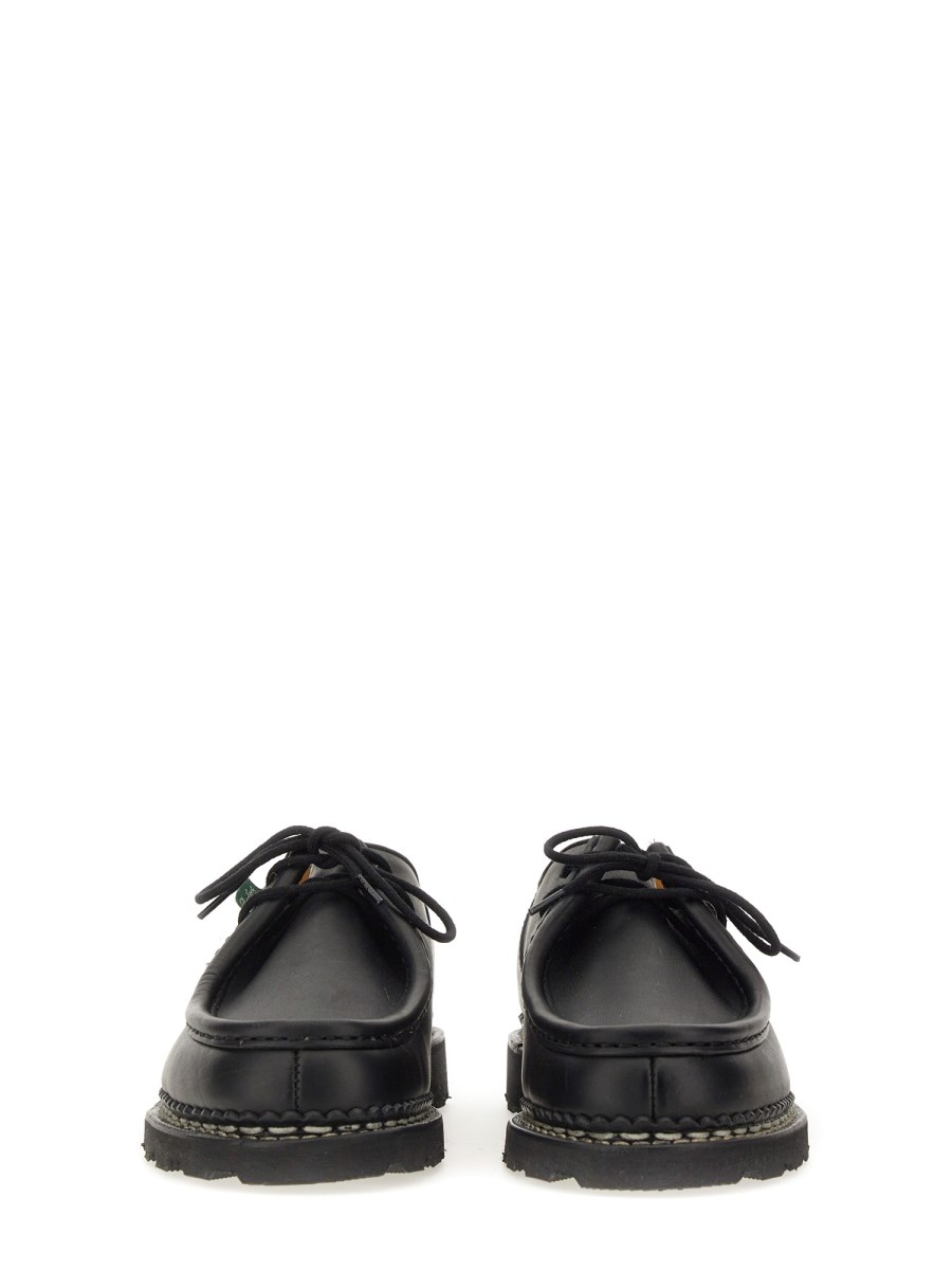 PARABOOT STRINGATA DUE BUCHI MICHAEL IN PELLE Sottocosto