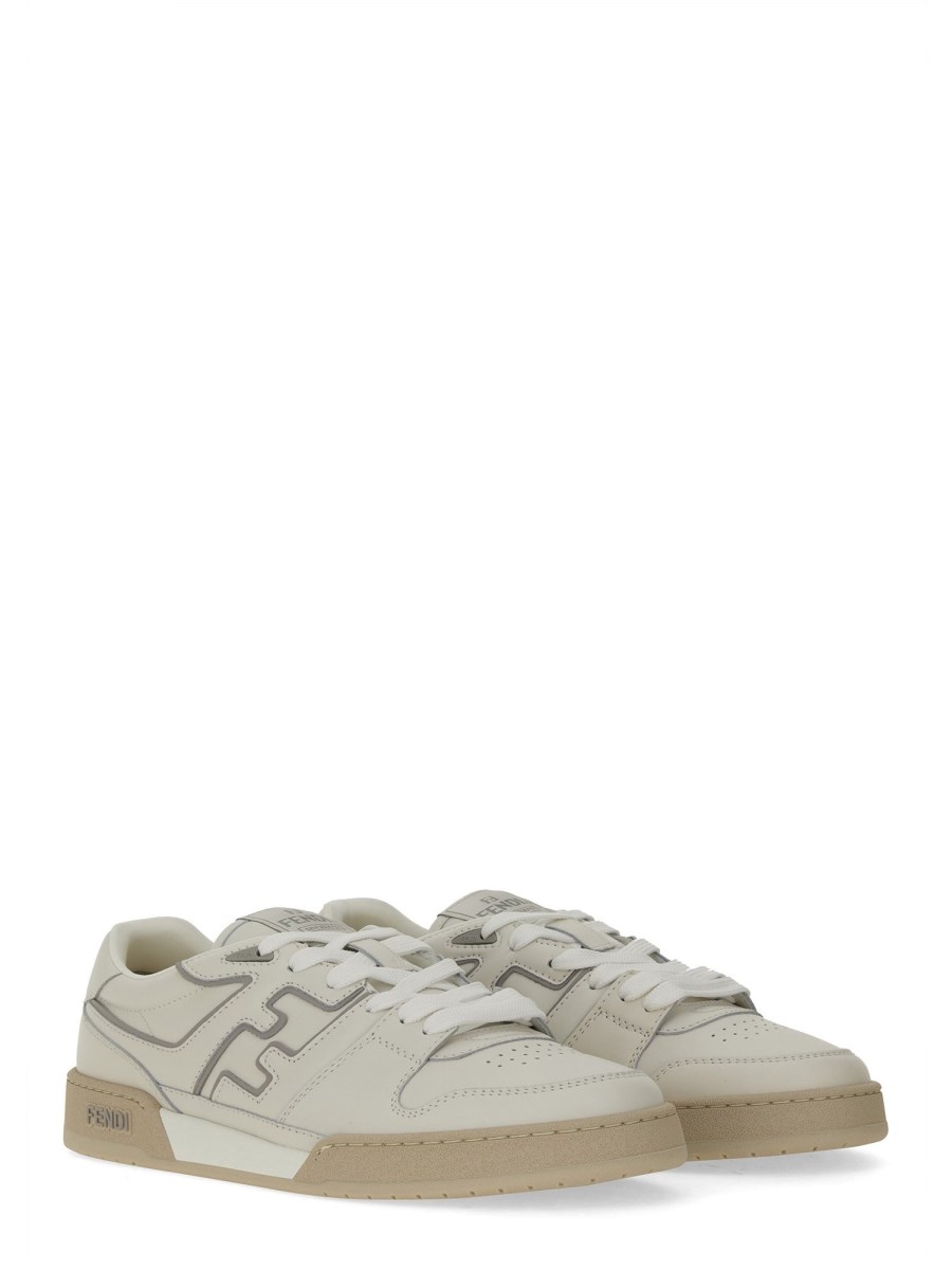FENDI SNEAKER MATCH IN PELLE Sconto