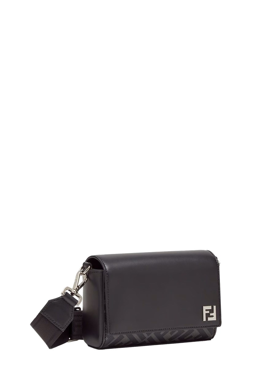 FENDI BORSA FF IN PELLE E TELA Hotsell