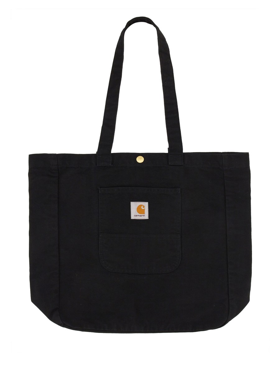 CARHARTT WIP BORSA TOTE IN COTONE CON LOGO 2025