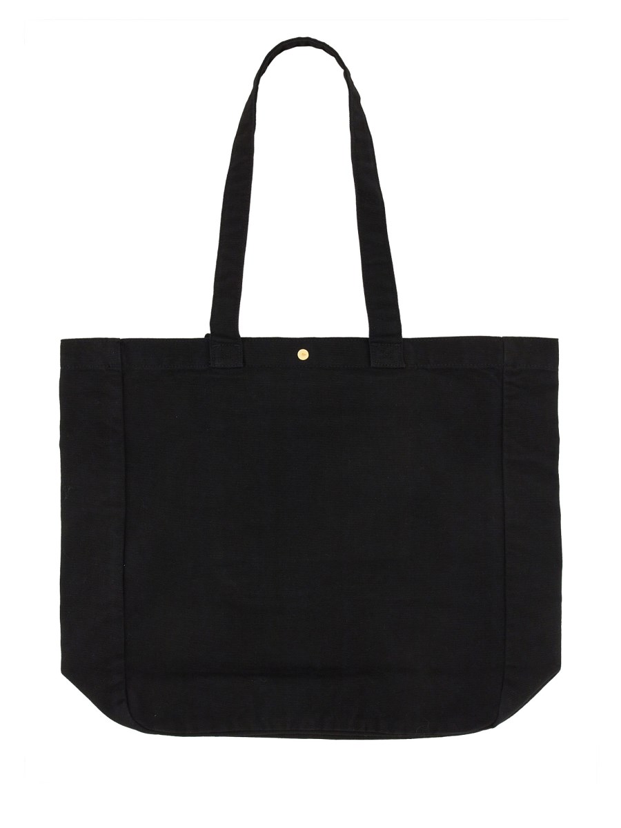 CARHARTT WIP BORSA TOTE IN COTONE CON LOGO 2025