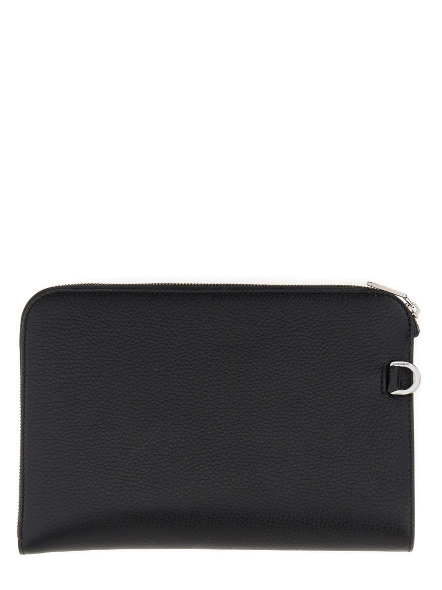 DOLCE & GABBANA POUCH MEDIUM IN PELLE Nuovo