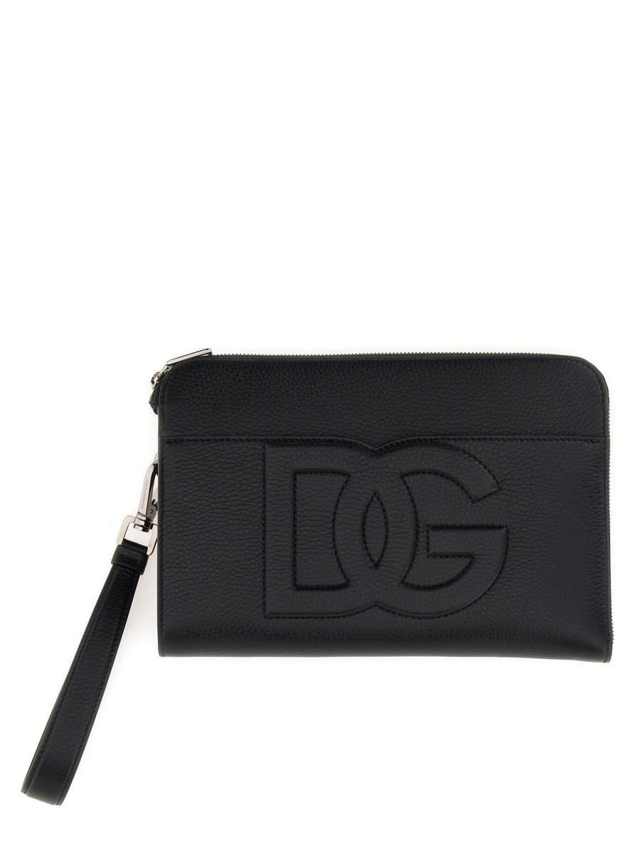 DOLCE & GABBANA POUCH MEDIUM IN PELLE Nuovo