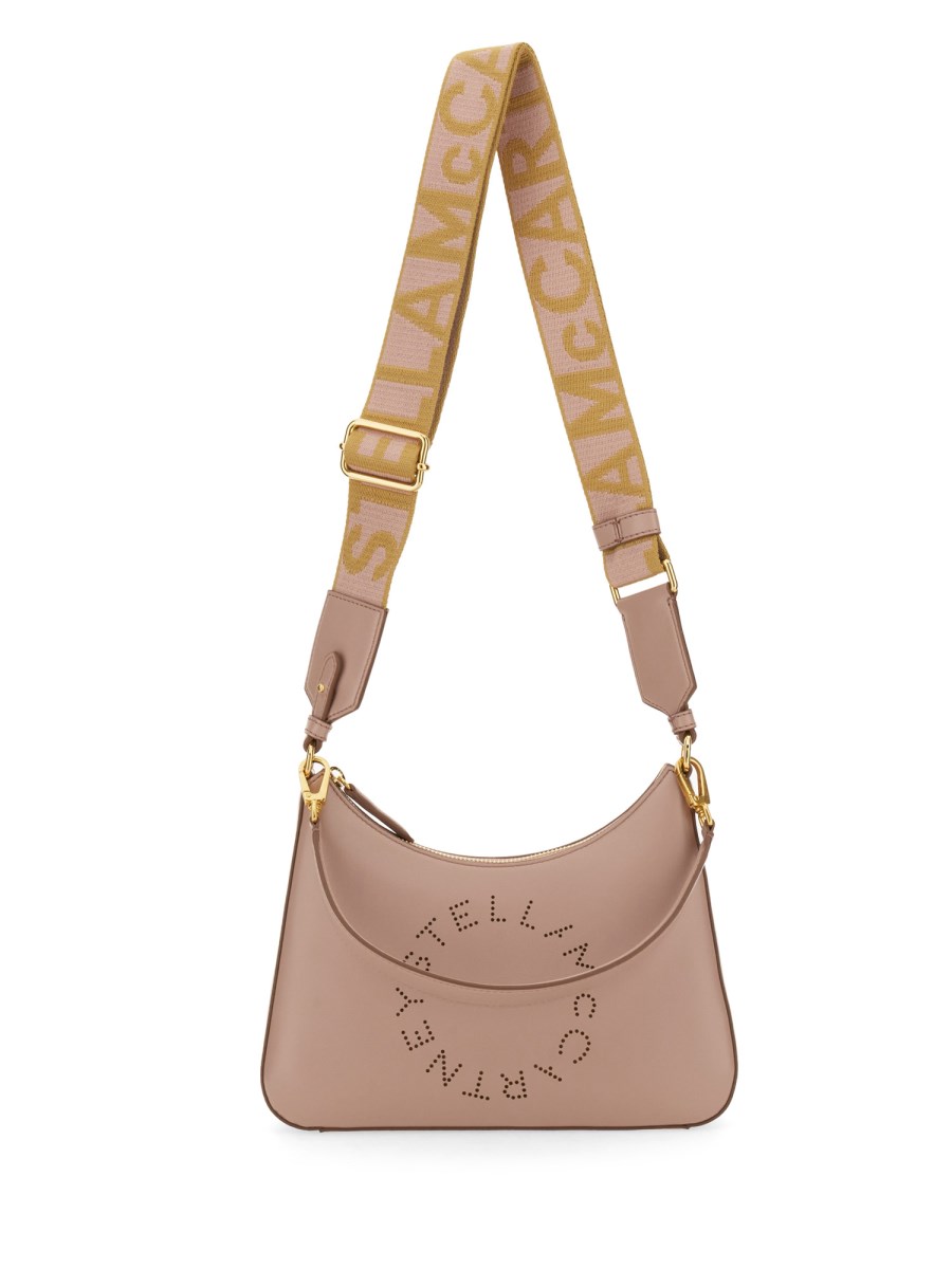 STELLA McCARTNEY BORSA A SPALLA SMALL CON LOGO IN ALTER NAPPA Shopping Online