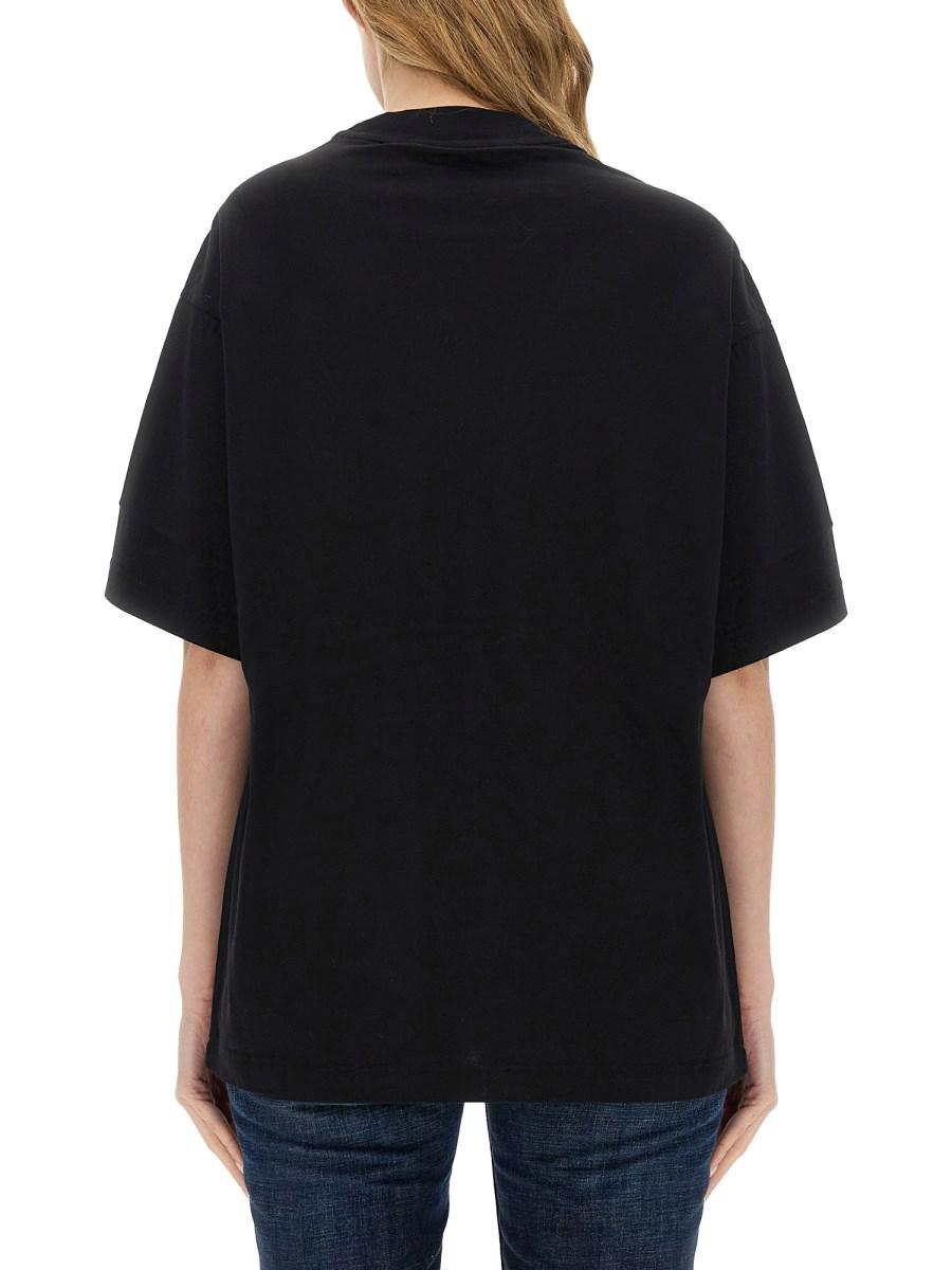 PALM ANGELS T-SHIRT FIT MORBIDO PALM SCI CLUB Affare Del Giorno