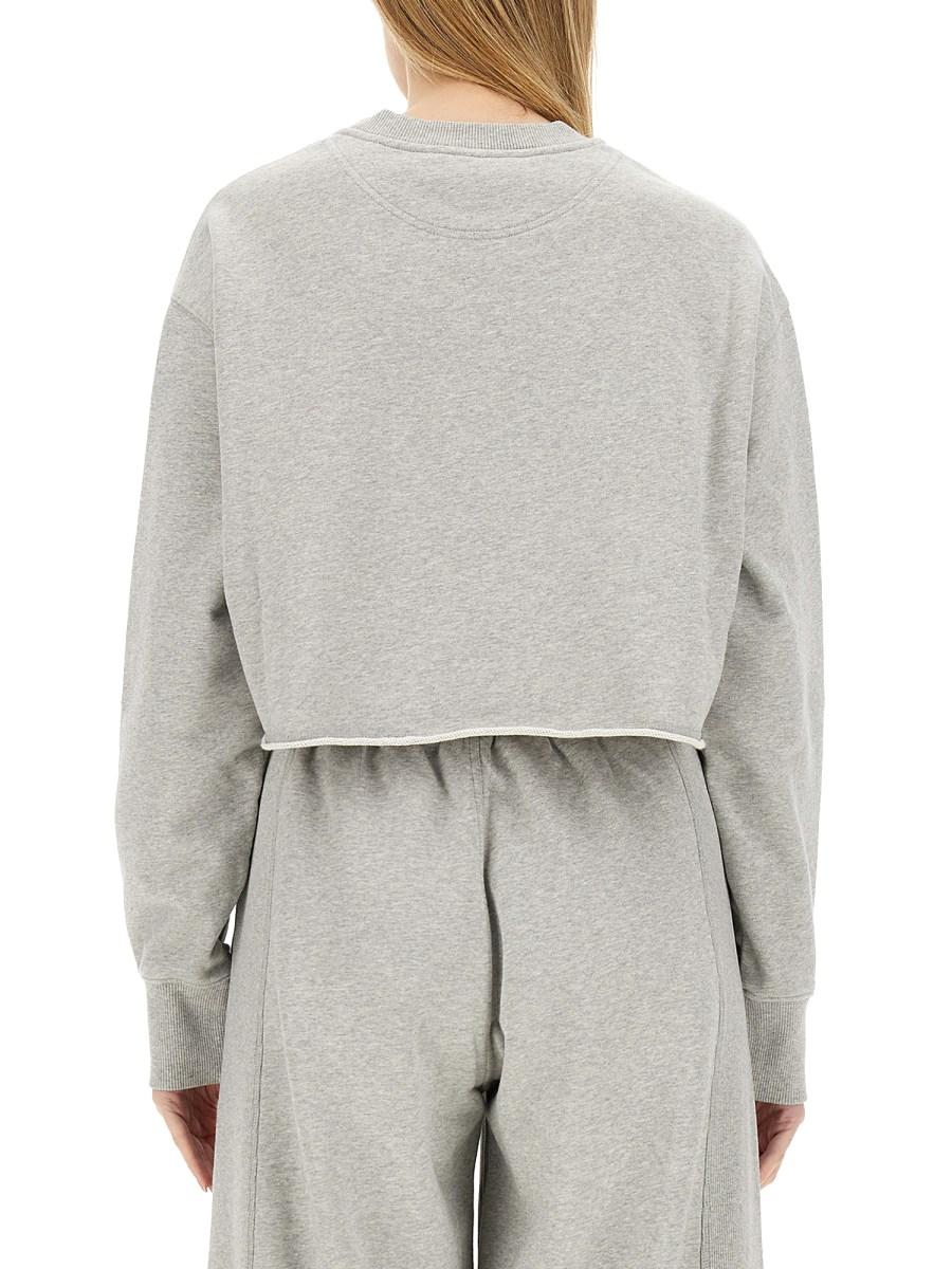 STELLA McCARTNEY FELPA IN COTONE CON LOGO Prezzo Ridotto