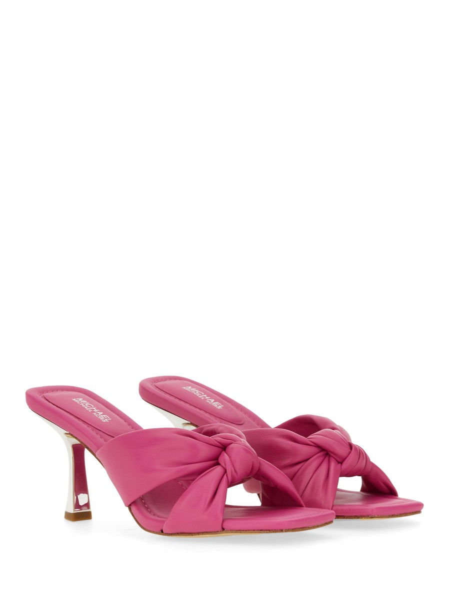 MICHAEL BY MICHAEL KORS SANDALO "ELENA" IN PELLE Presa