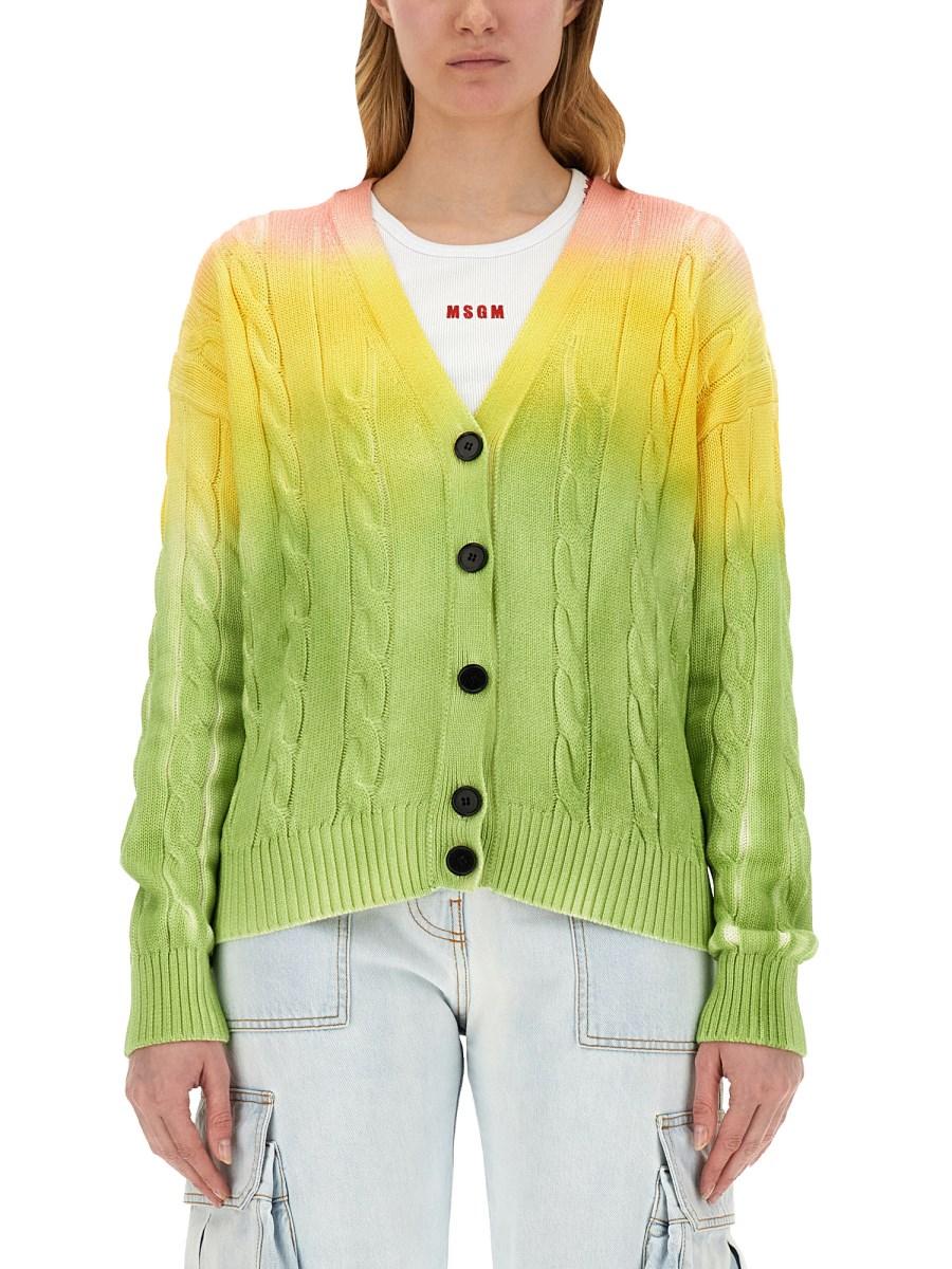 MSGM CARDIGAN DEGRADE Online