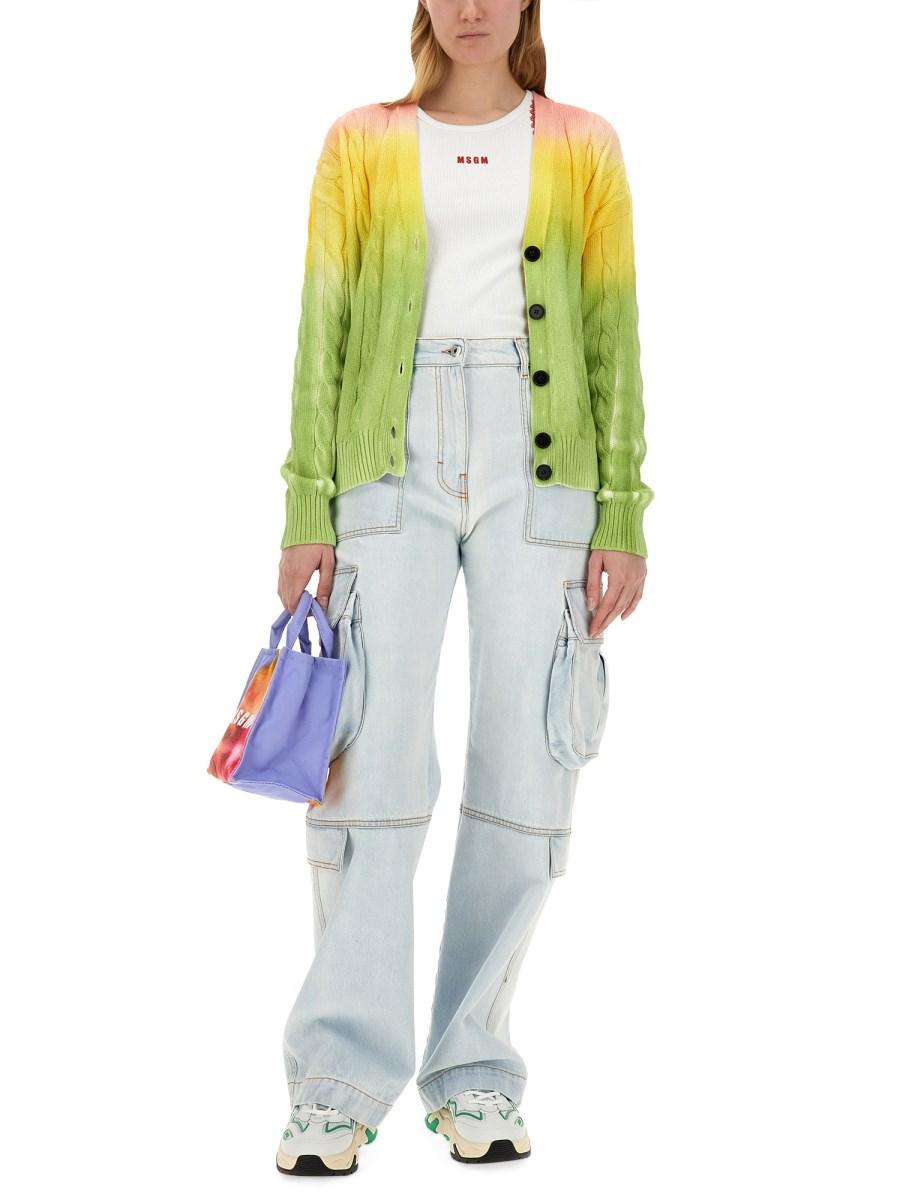 MSGM CARDIGAN DEGRADE Online