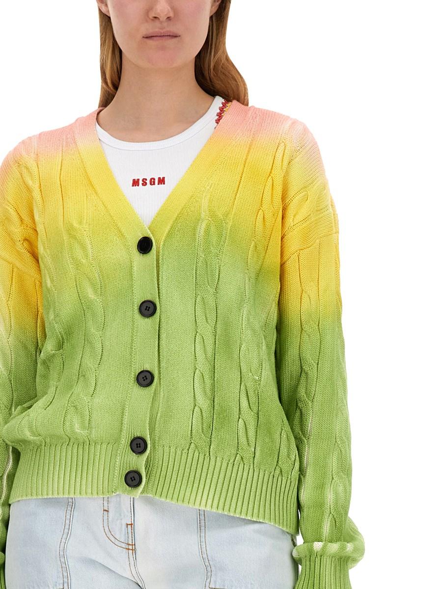 MSGM CARDIGAN DEGRADE Online