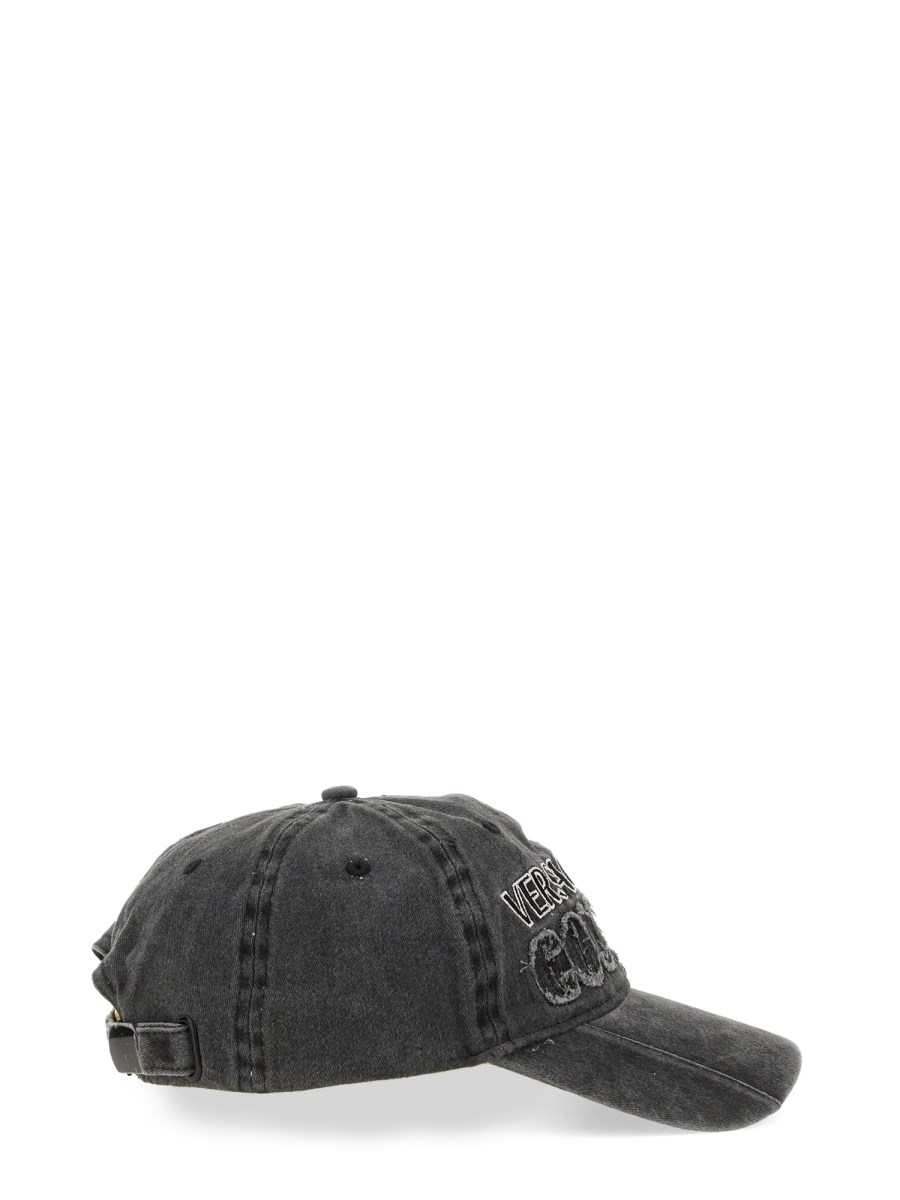 VERSACE JEANS COUTURE CAPPELLO DA BASEBALL CON LOGO Vendita Calda