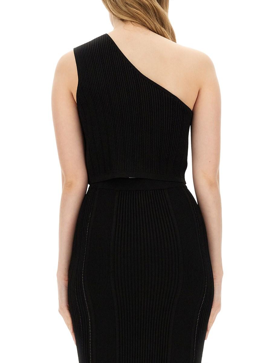 BALMAIN TOP MONOSPALLA IN VISCOSA Italia