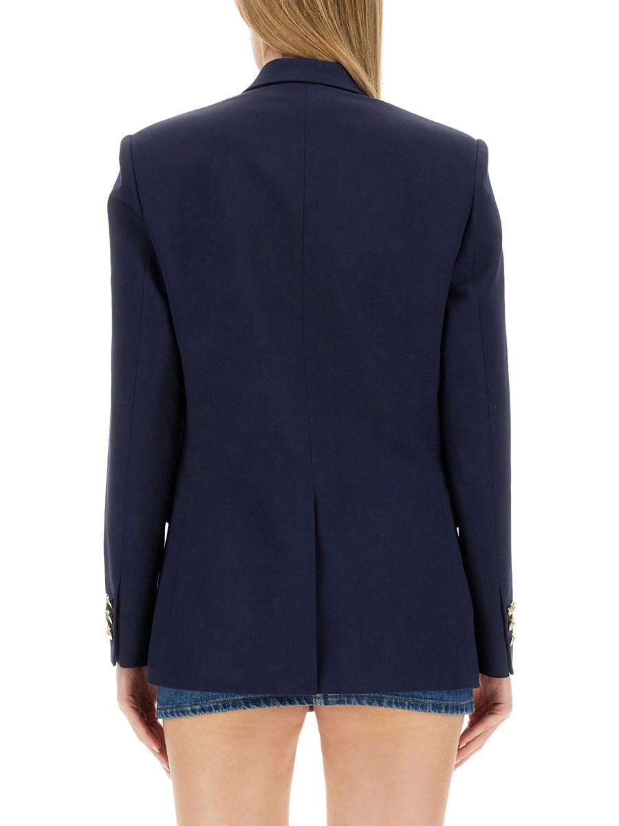 VERSACE BLAZER DOPPIOPETTO CON FIT MASCHILE Prezzo Ridotto