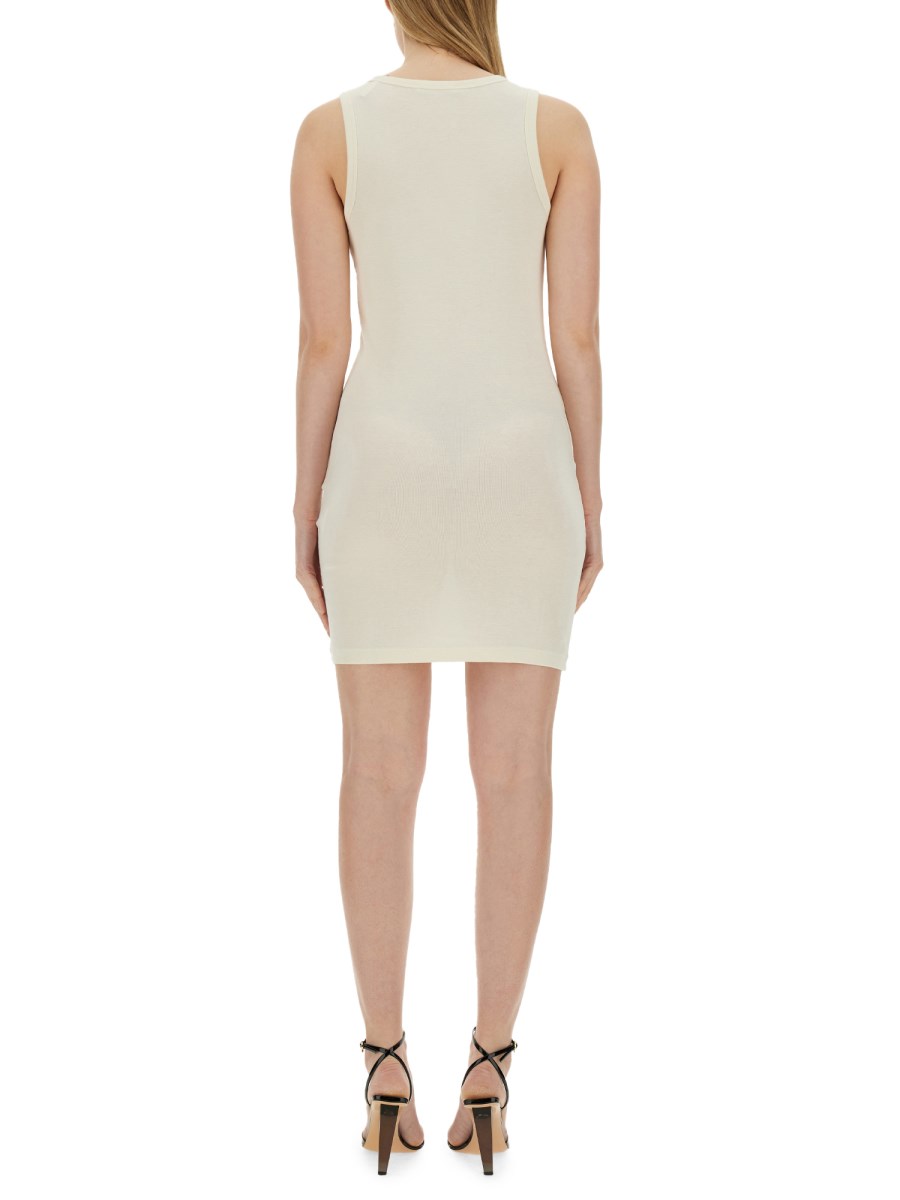 HELMUT LANG ABITO MINI IN MAGLIA DI MODAL Sottocosto