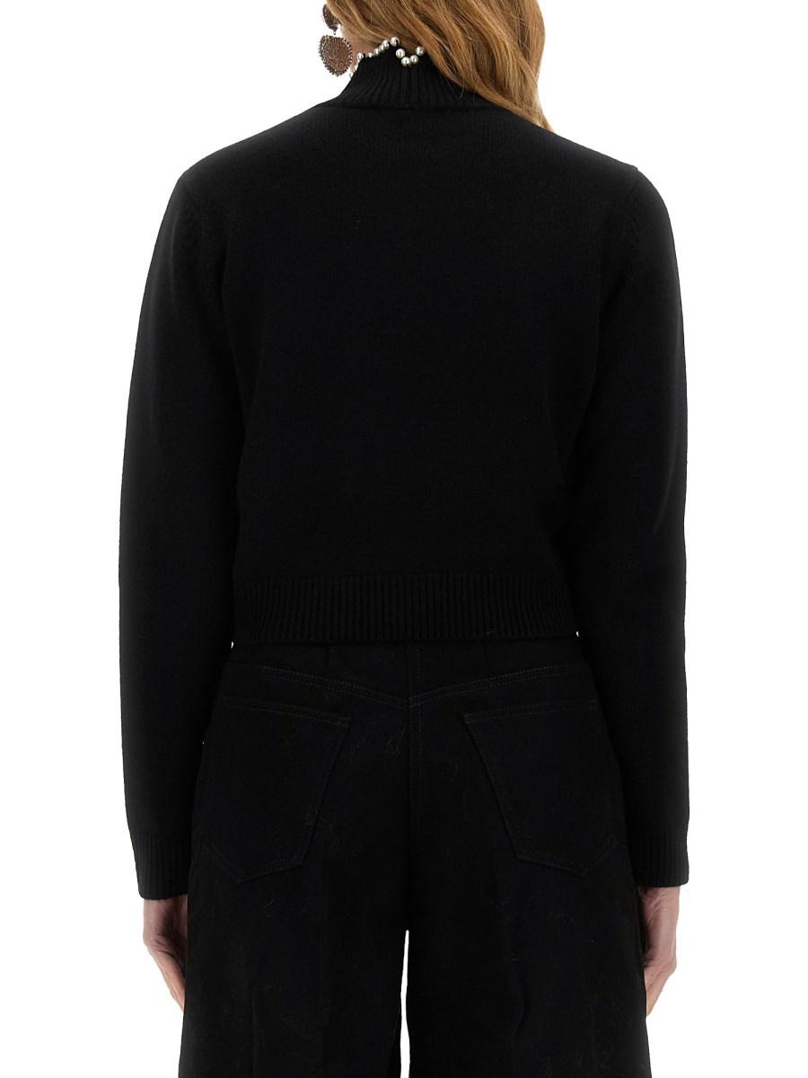 NINA RICCI MAGLIA "TURTLENECK" CON PERLE Presa