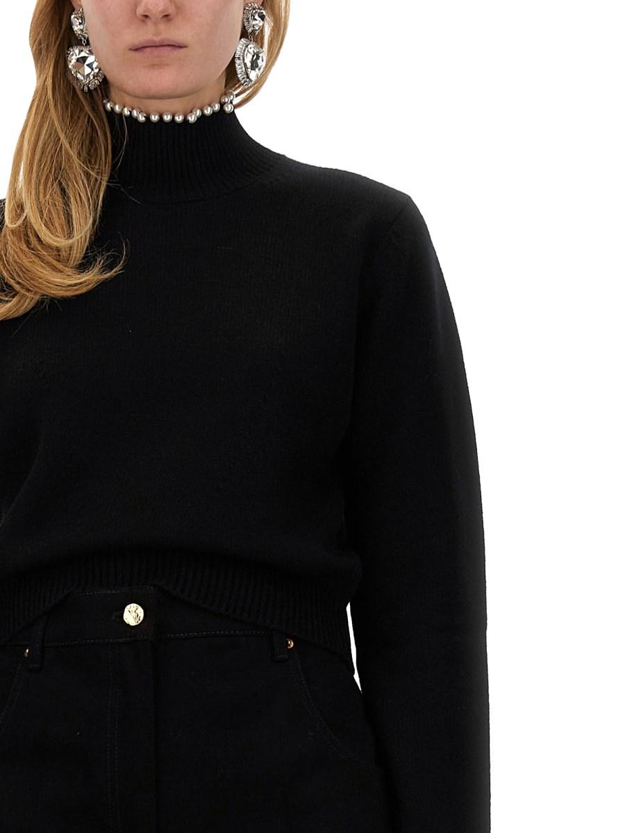 NINA RICCI MAGLIA "TURTLENECK" CON PERLE Presa