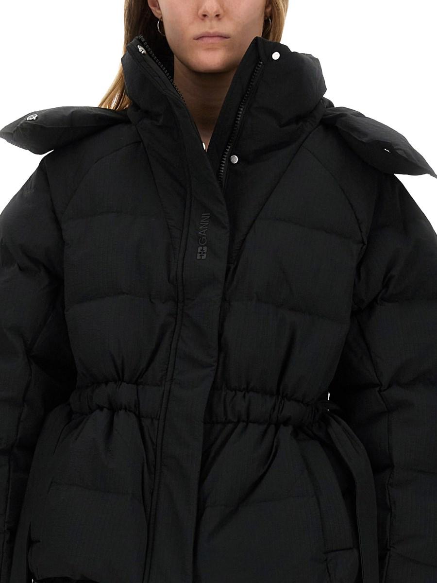 GANNI PIUMINO TECH OVERSIZE FIT Vendita Calda