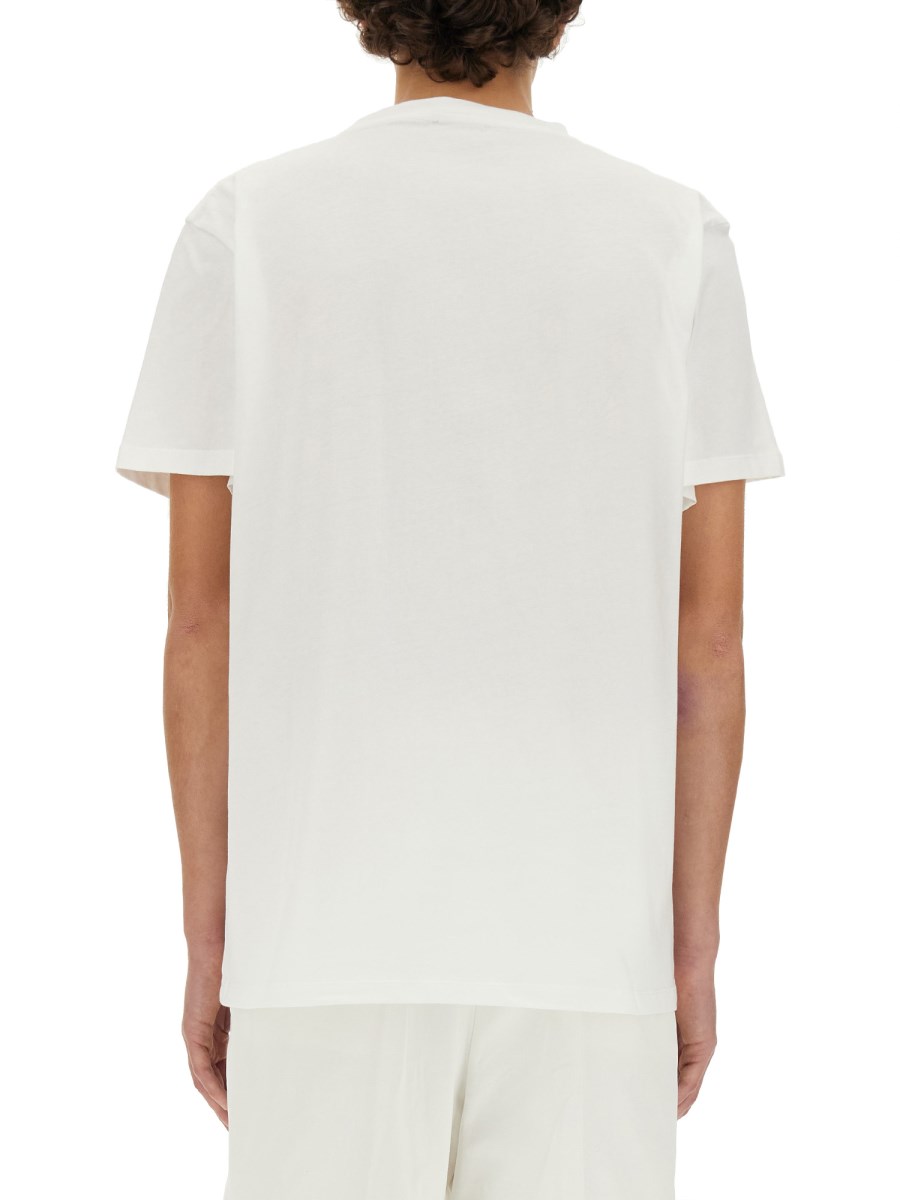 ALEXANDER McQUEEN T-SHIRT "OBSCURED SKULL" Nuovo
