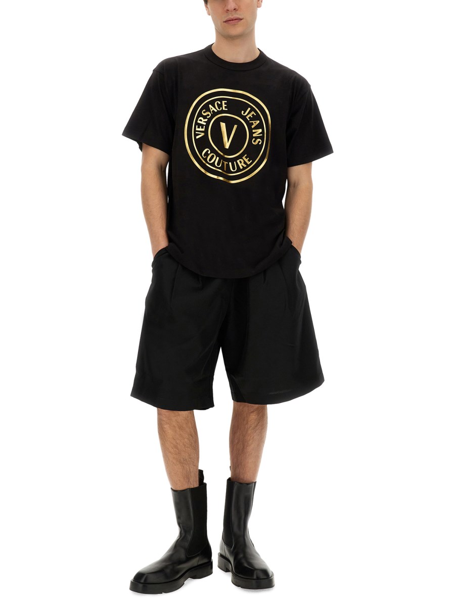 VERSACE JEANS COUTURE T-SHIRT CON LOGO Black Friday