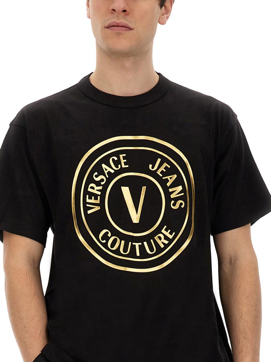 VERSACE JEANS COUTURE T-SHIRT CON LOGO Black Friday