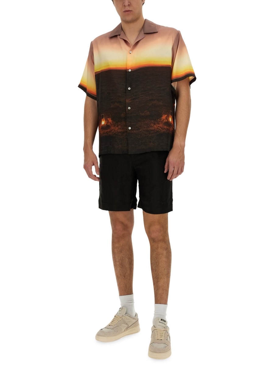 MSGM SHORT CON LOGO Saldi Di Fabbrica