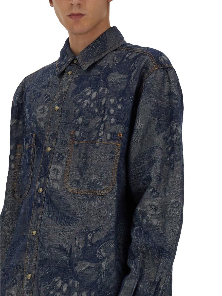 ETRO CAMICIA IN COTONE CON MOTIVO PAISLEY Italy