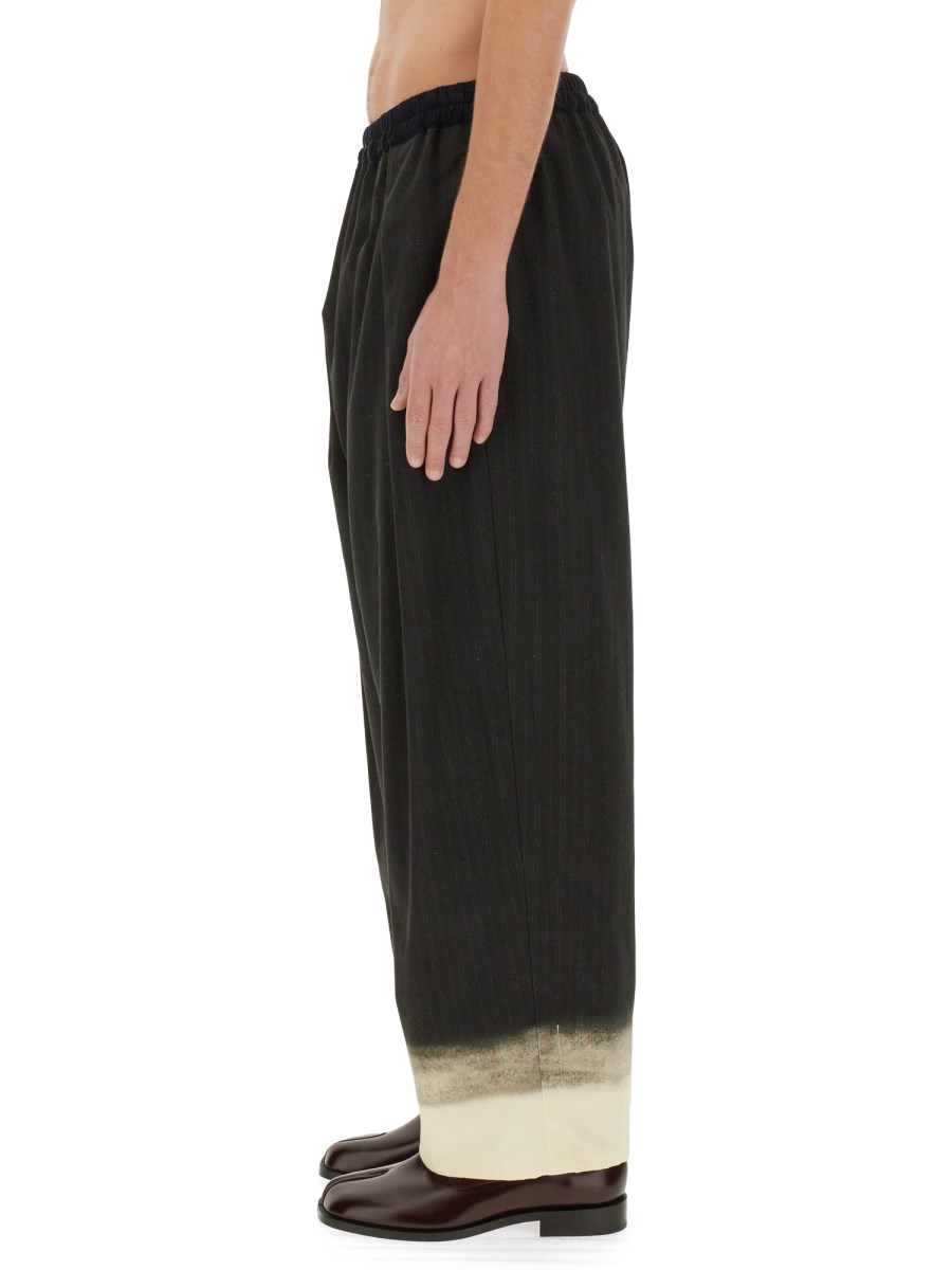 MAISON MARGIELA PANTALONE GESSATO TROMPE L'OEIL Promozione Limitata